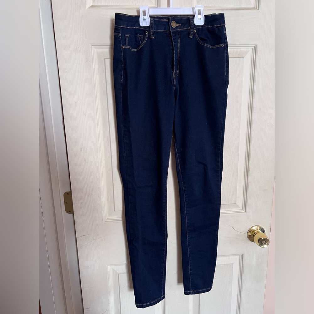 Skinny high rise jeans